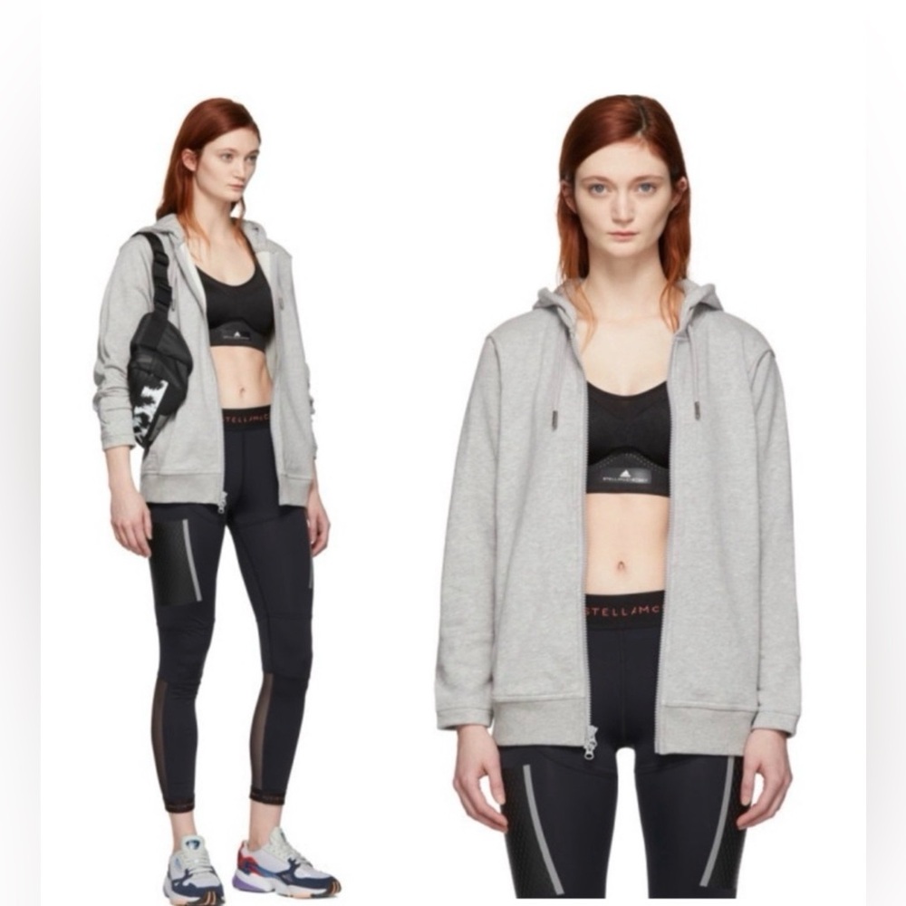 adidas by Stella McCartney Light Gray Women's Hoodie